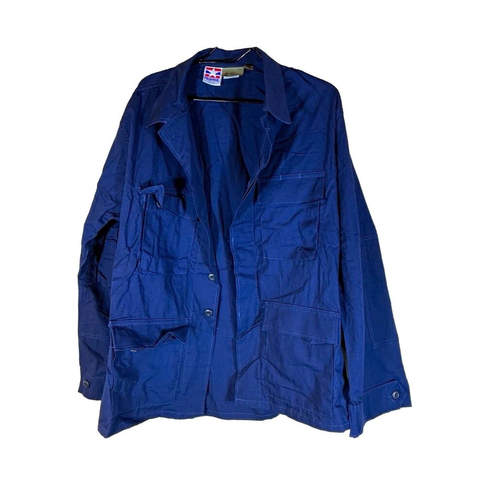 Propper Combat Jacket L International Men’s Military Navy R 4 Pocket Cotton